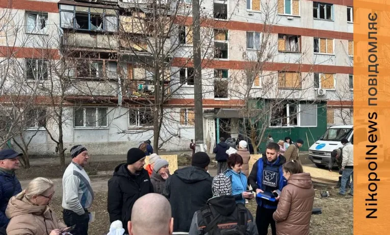 Масований обстріл Нікополя: понад 100 родин отримали допомогу від «Проліска»