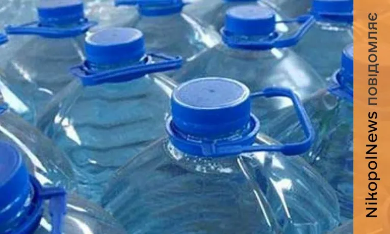 ВПО і жителям громади біля Нікополя видають бутильовану воду 18 і 19 березня