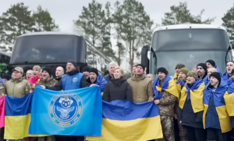 СБУ показала ексклюзивне відео з обміну полонених 5 березня
