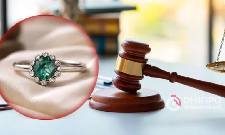 Смарагд у каблучці Kochut тріснув через 2 місяці: рішення суду на Дніпропетровщині