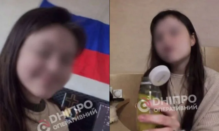 Скандал у Дніпрі: жінка демонструє проросійську позицію