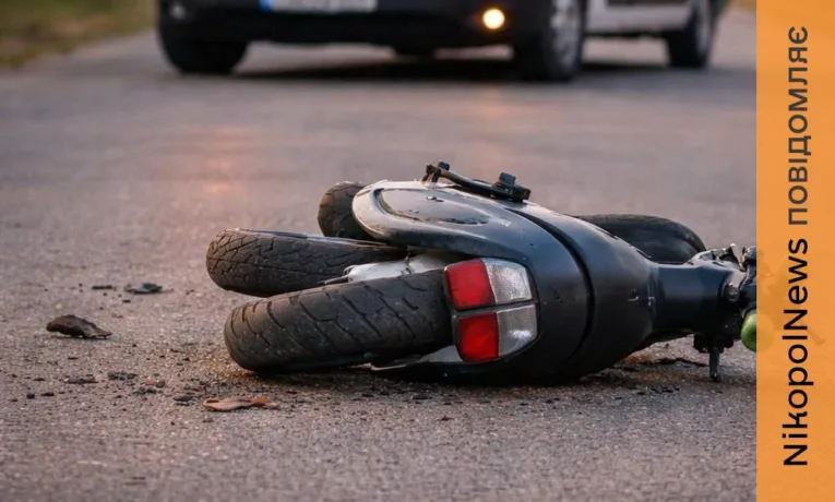 На Дніпропетровщині авто збило 11-річного хлопчика на скутері