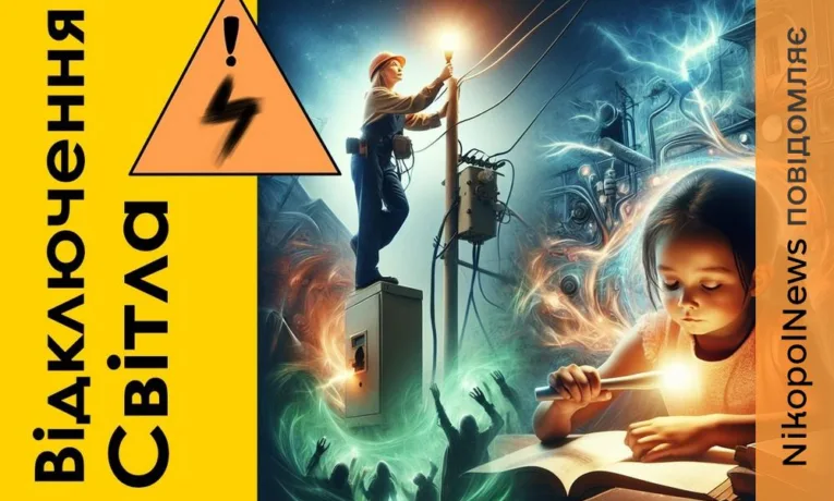 Негода у Нікополі та районі: понад 33000 абонентів знеструмлено