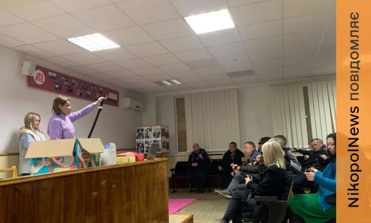 БФ «Дітям Нікополя» провів тренінг з домедичної допомоги для водіїв НЗФ