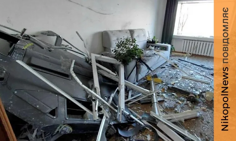 У Дніпрі «шахед» влетів у вікно квартири і не розірвався, а інший ледь не вбив заступника мера