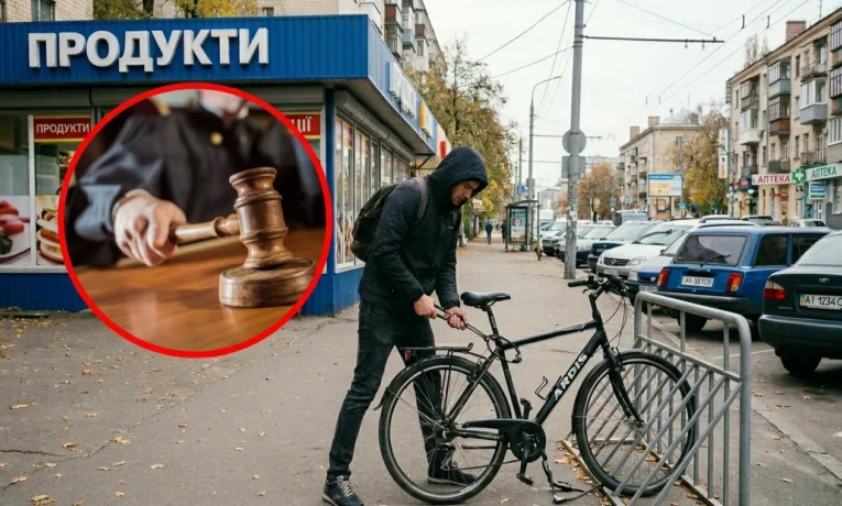 Серійного крадія велосипедів у Дніпрі видало око: вирок суду