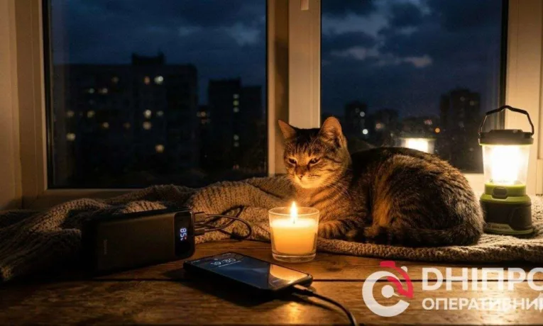 Відключення електроенергії у Дніпрі: прогноз на завтра