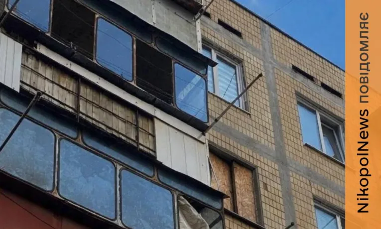 У Нікополі вбито чоловіка, пошкоджені будинки і теплиця після обстрілів