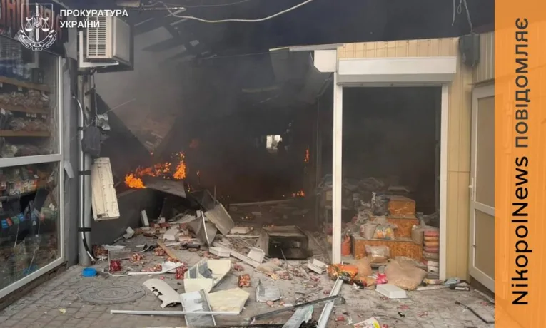 Смертельний обстріл ринку у Нікополі: прокуратура почала розслідування