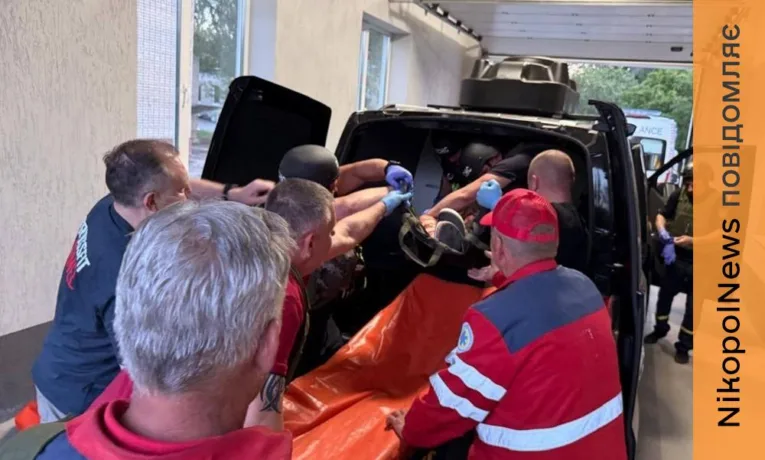 У Нікополі 7 поранених, серед них 2 маленьких дітей, після обстрілу ворога