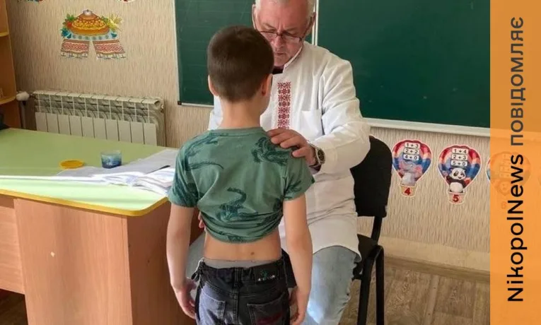 Дитячі лікарі з Нікополя здійснили плановий виїзд до двох селищ району