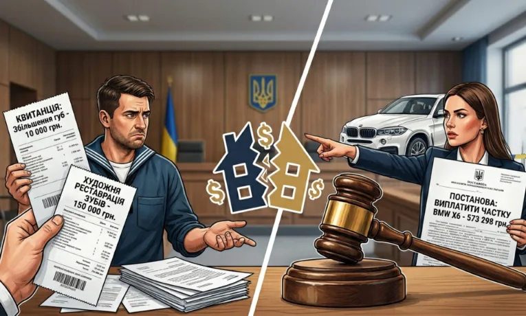 Чоловік судиться з екс-дружиною через витрати на збільшення губ та зубів