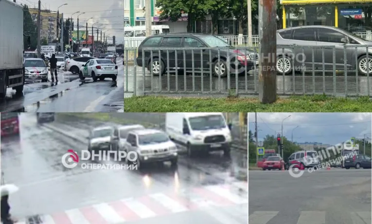 Дощ і аварії в Дніпрі: низка інцидентів у різних районах міста
