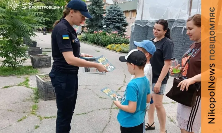 Жителям Нікополя нагадали правила пожежної безпеки