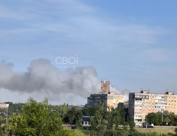 Масштабна пожежа у Кривому Розі: горить сміттєзвалище