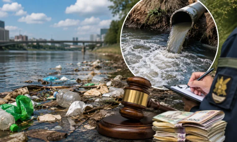 Штрафи за засмічення водойм у Дніпрі зростуть у 300 разів