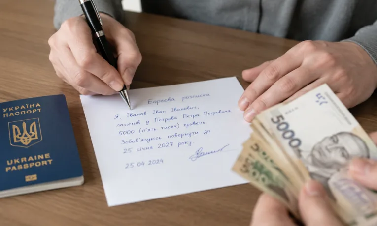Позичайте гроші правильно: дніпрянам пояснили, як убезпечити себе борговою розпискою