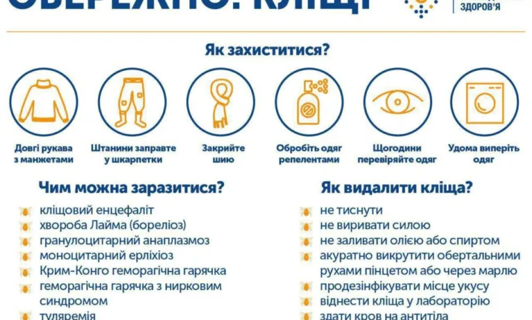 Хвороба Лайма на Дніпропетровщині: статистика та симптоми