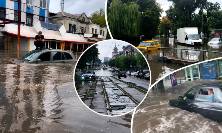 Кам’янське пішло під воду: наслідки потужної зливи