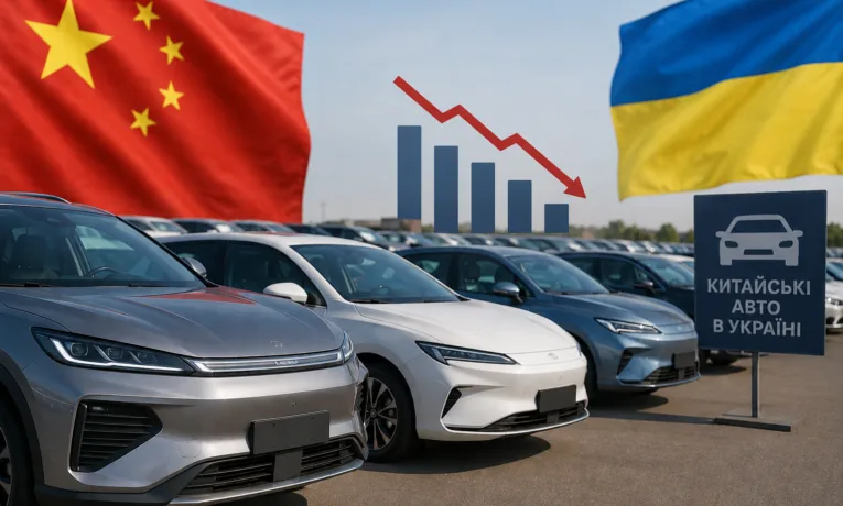 Попит на китайські авто в Україні: чому падають продажі