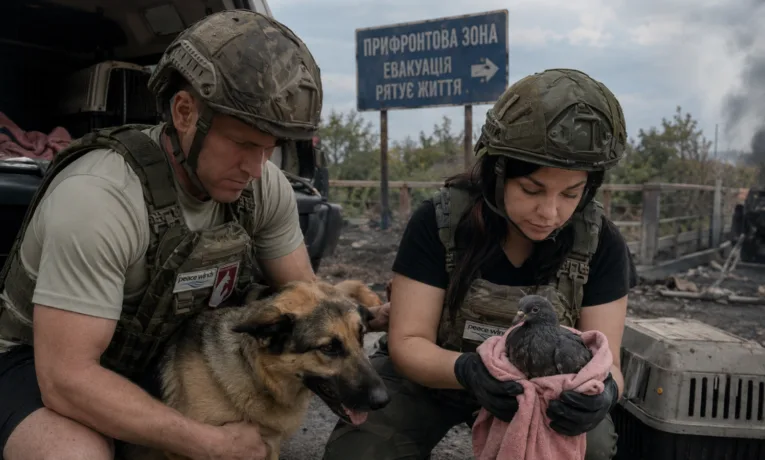 Порятунок під обстрілами: як волонтери вивозять тварин