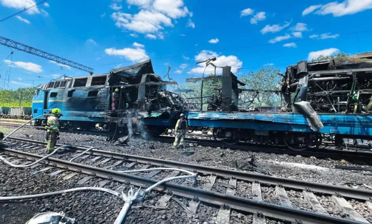 РФ атакувала пасажирський поїзд на Запоріжжі