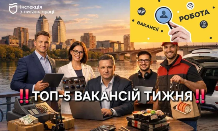 ТОП-5 вакансій у Дніпрі із зарплатою до 150 тисяч