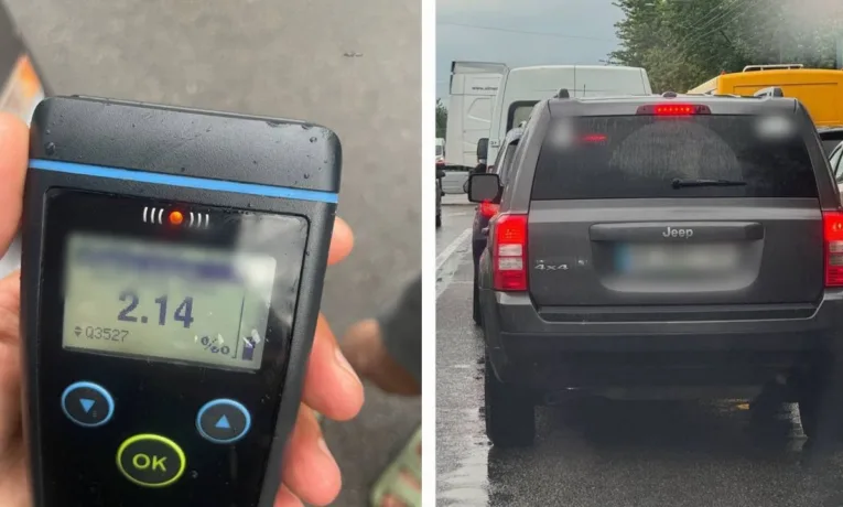 У Дніпрі п’яна водійка з дитиною тікала від поліції