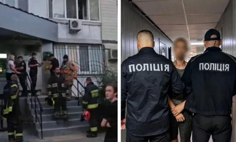 У Дніпрі затримали вандала за підпал відділення банку