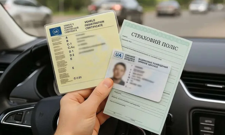 Які документи возити водіям в Україні у 2026 році