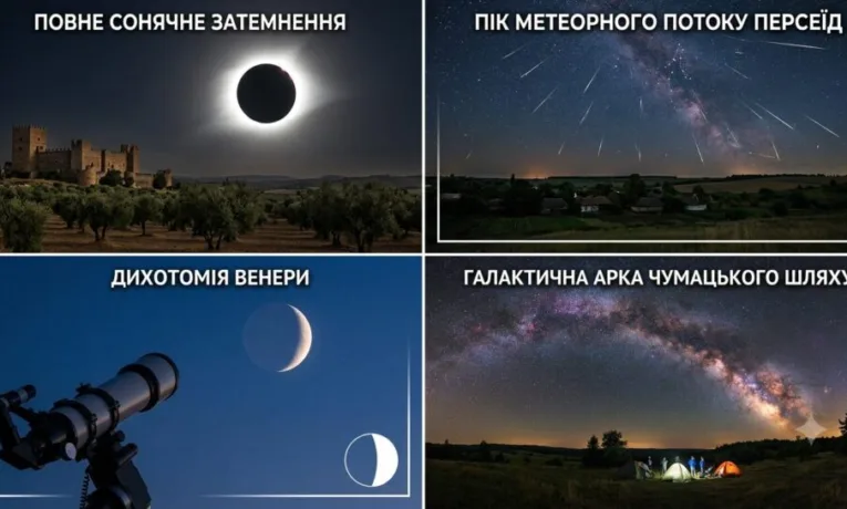 Астрономічне шоу 12 серпня: що побачать мешканці Дніпра