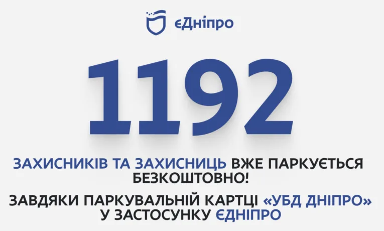 Паркування для ветеранів: картка «УБД Дніпро» в єДніпро