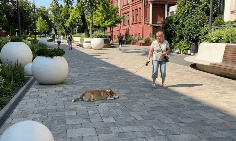 У Дніпрі через спеку собака знепритомнів на прогулянці