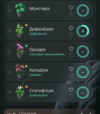 Застосунок для рослин від дизайнерки з Кам’янського