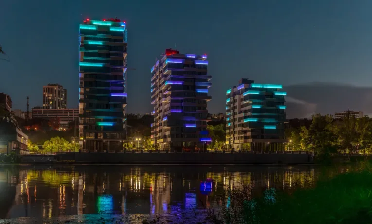 ЖК Port City у Дніпрі отримає унікальну підсвітку