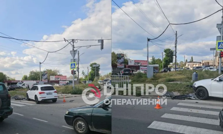 Масштабна ДТП на Донецькому шосе: електрокар потрощив авто