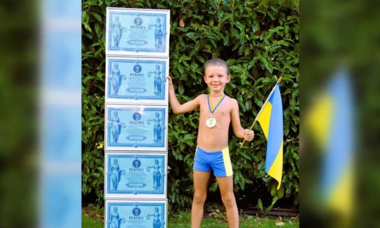 Семирічний хлопчик з Дніпропетровщини встановив 5 рекордів