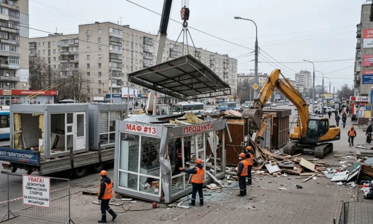 Демонтаж кіосків у Дніпрі: що відомо