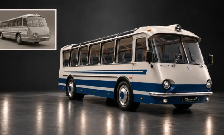 Дизайнер осучаснив легендарний автобус ЛАЗ «Україна-67»