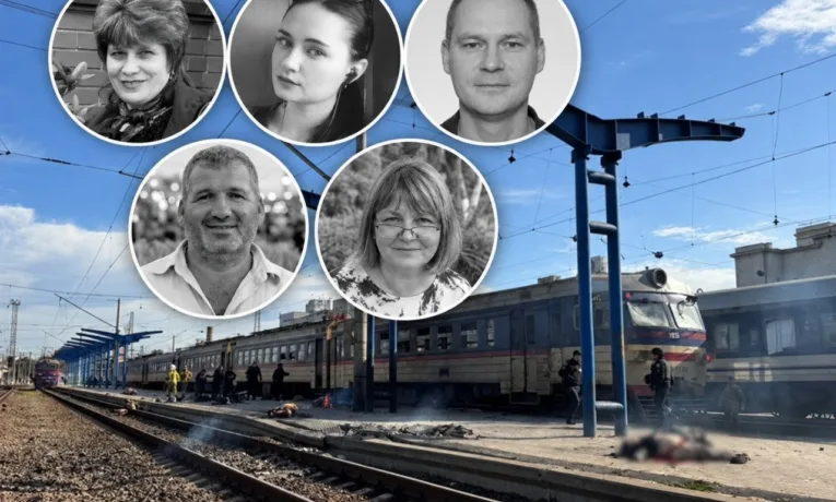 Імена залізничників, загиблих у Дніпрі