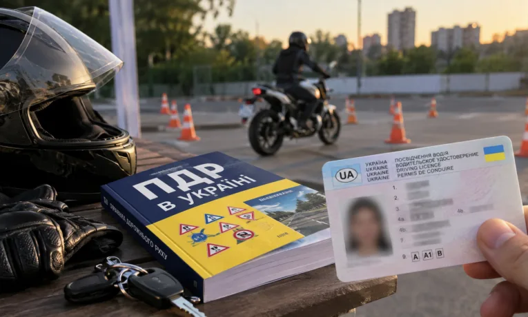 Навчання на мотоцикл у Дніпрі: ціни та умови 2026 року