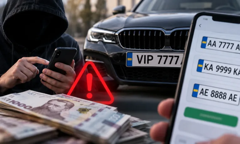 Шахрайство з VIP-номерами: як водіям Дніпра не втратити гроші