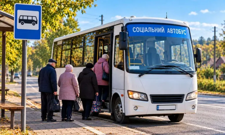 Соціальні автобуси на Дніпропетровщині: новий розклад