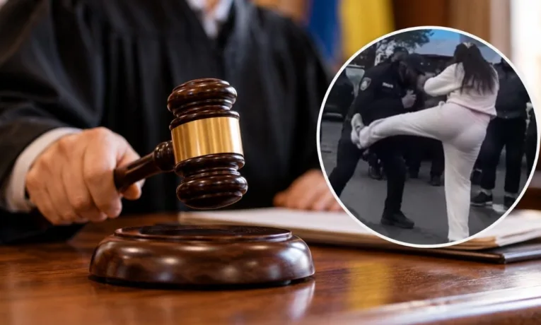 У Дніпрі жінка вдарила патрульного: вирок суду