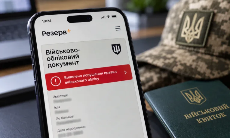 Як зникає статус порушника у «Резерв+» після сплати штрафу